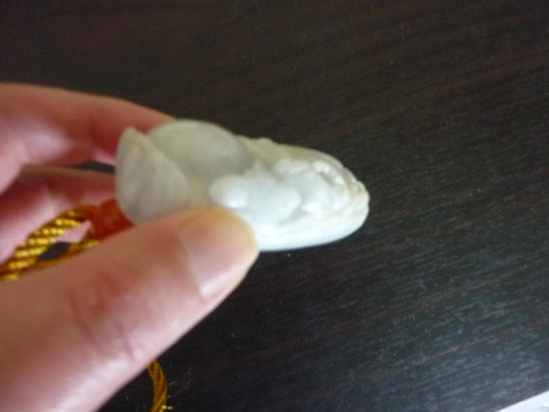 レトロ！ 翡翠 福祿寿 手玩件