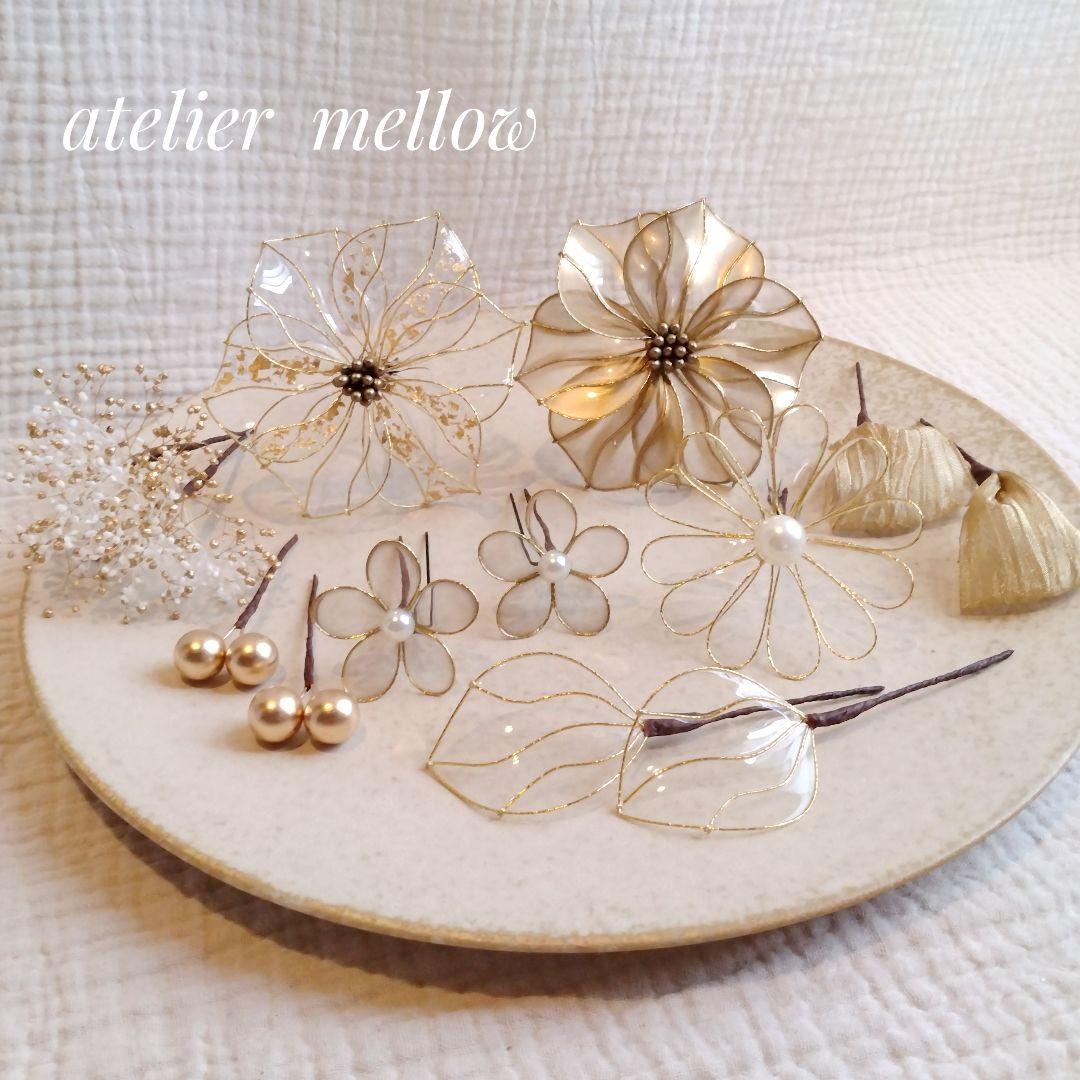 成人式 髪飾り七五三 卒業式 アメリカンフラワー【通行人】