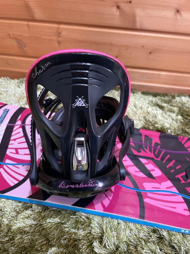 レディース　スノーボードセット　板　キスマーク　　140cm ビンディングk2