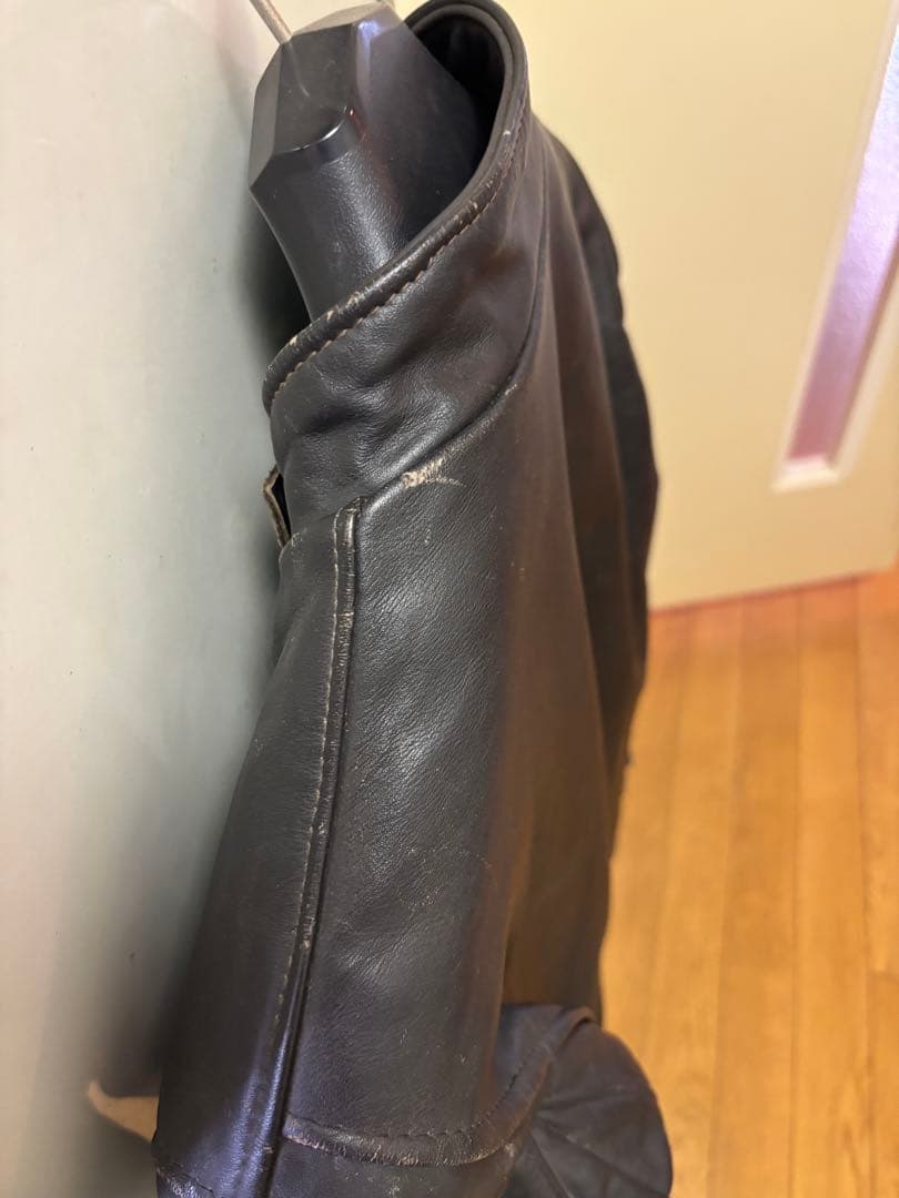 Schott ブラック レザージャケット 36