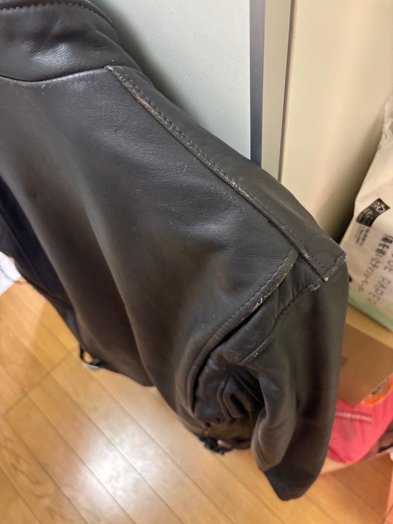 Schott ブラック レザージャケット 36