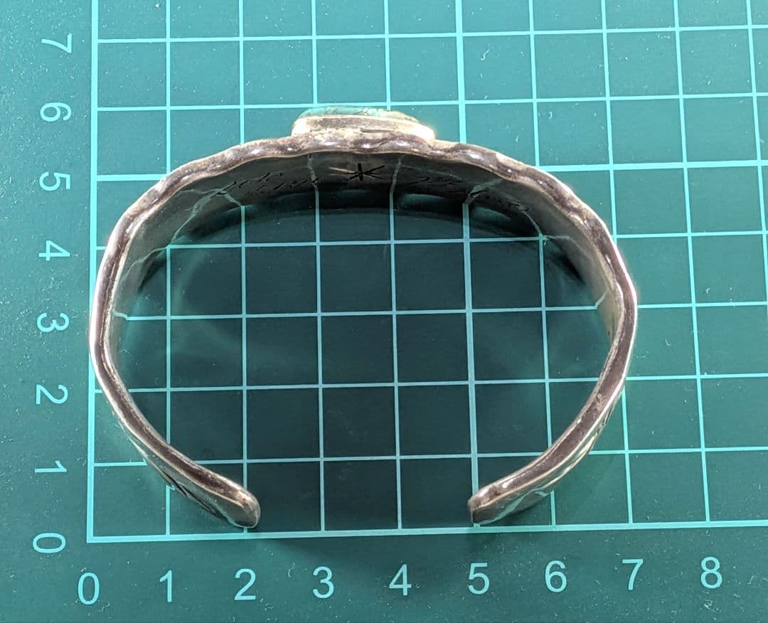 ビッグハンド　ターコイズバングル