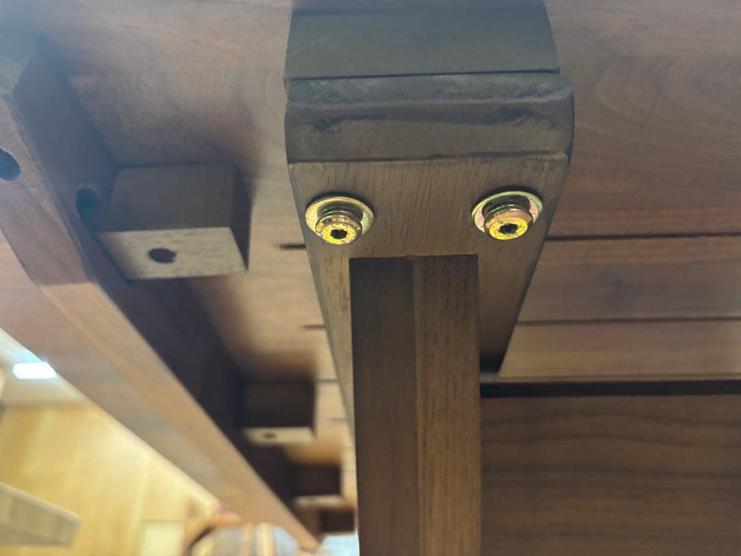 ウォールナット材 長方形ダイニングテーブル 約180cm