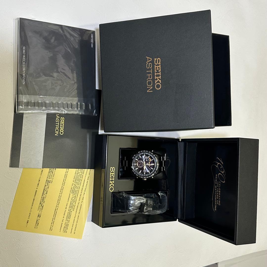 セイコー腕時計100周年記念　セイコーアストロン　服部金太郎　特別限定モデル