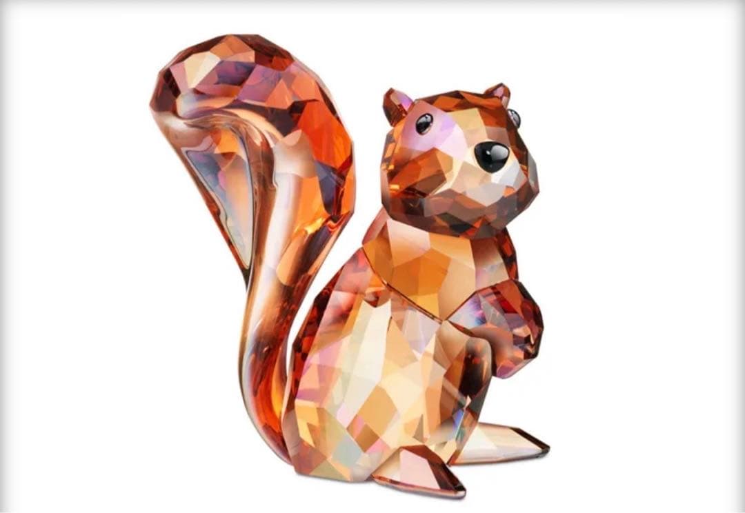 スワロフスキー　冬のりす