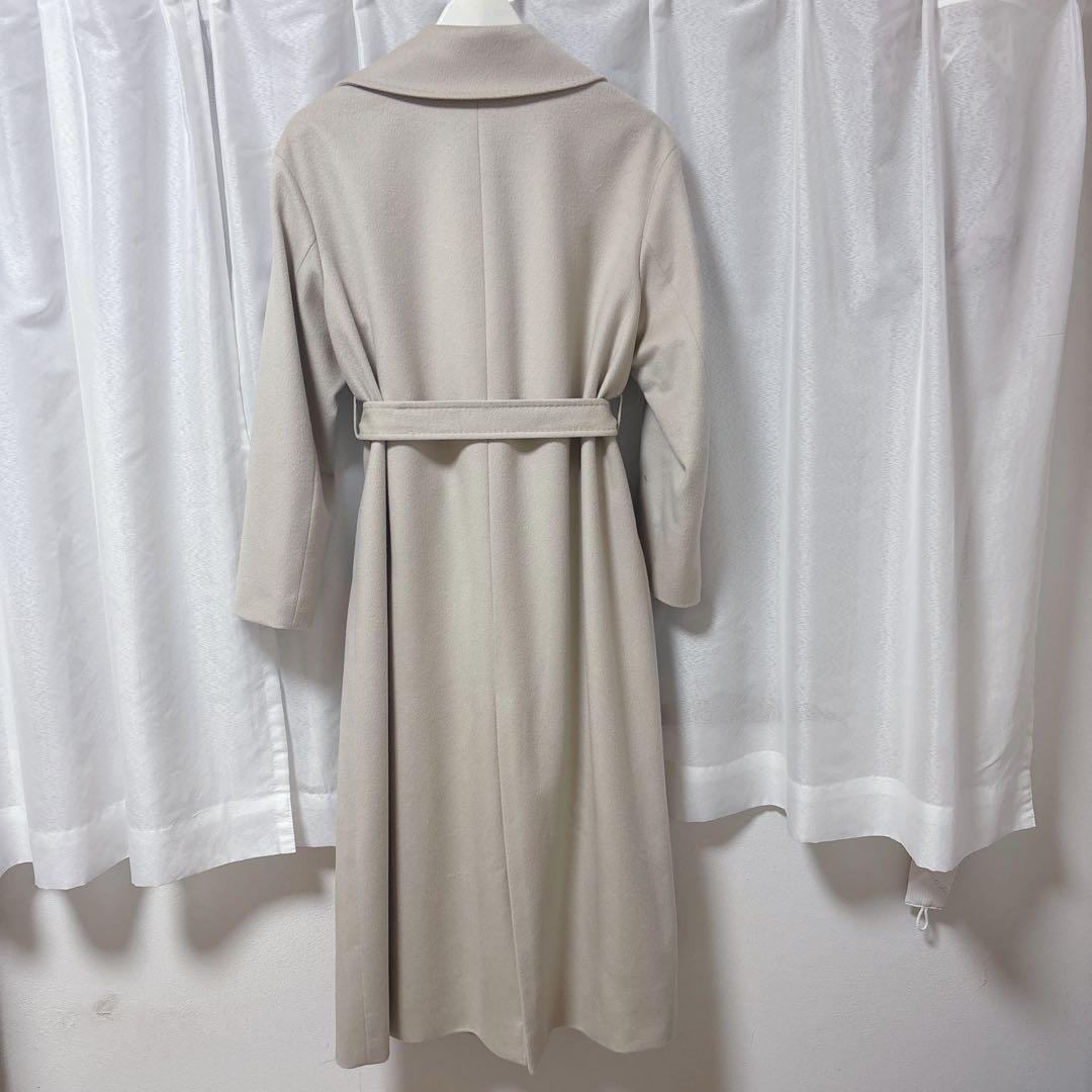 23区 オフホワイトロングコート