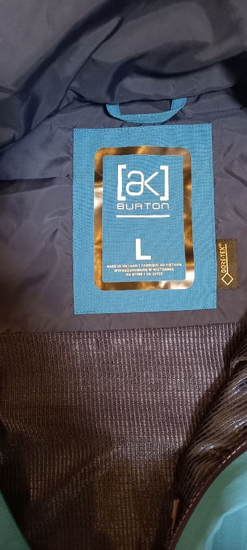 BURTON　バートン　ak　ジャケット　Lサイズ　GORE-TEX　水色