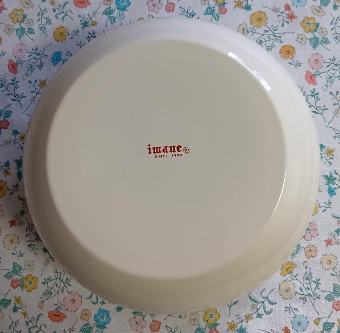 旧イマン 特大　ホーロー　ボウル　イザベラ　imane