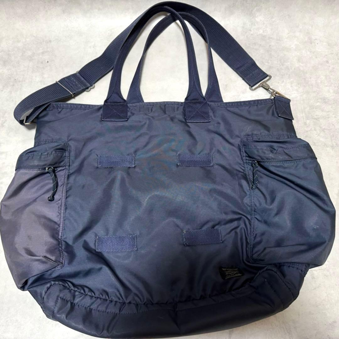 PORTER フォース トートバッグ ショルダーバッグ 2way ネイビー