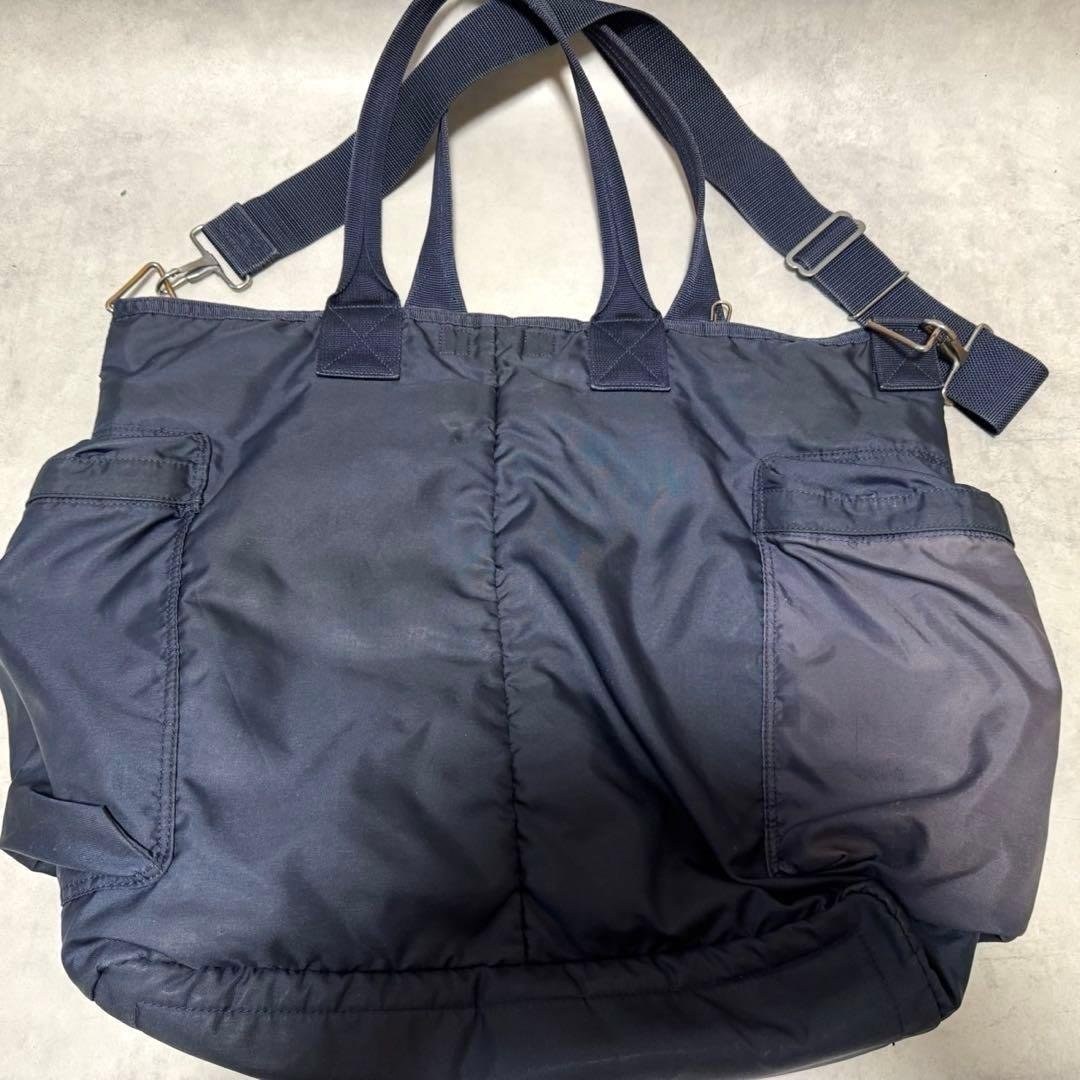 PORTER フォース トートバッグ ショルダーバッグ 2way ネイビー