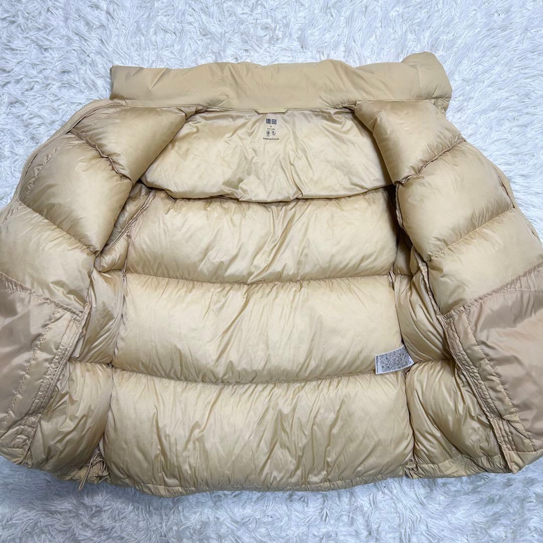 未使用級 大きめ XL ユニクロ パウダーソフトダウンジャケット イエロー