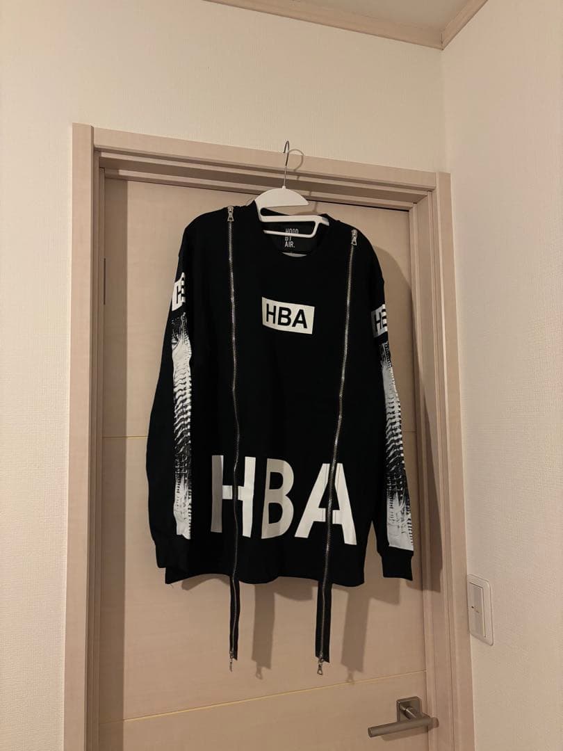 HBA ロングスリーブカットソー ブラック