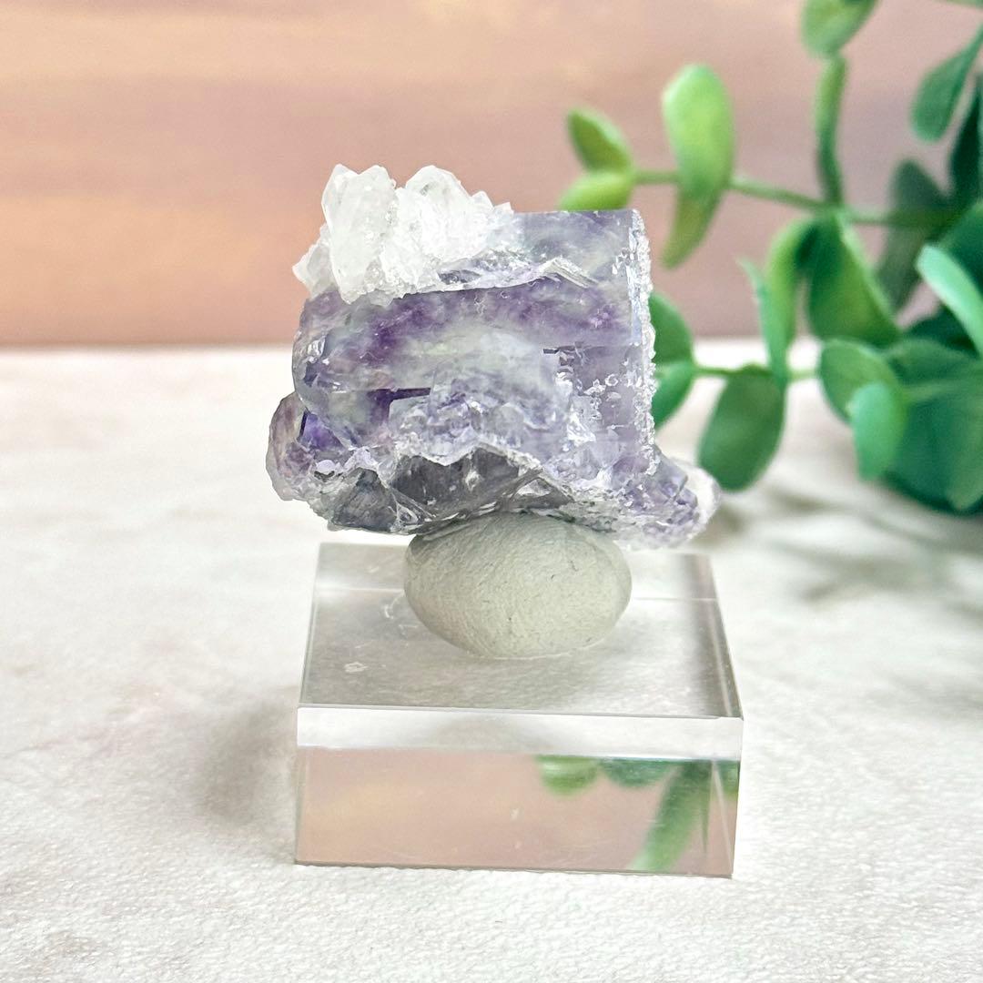 ◆【D021】フローライト 浙江省産 Bタイプ 原石 鉱物 標本