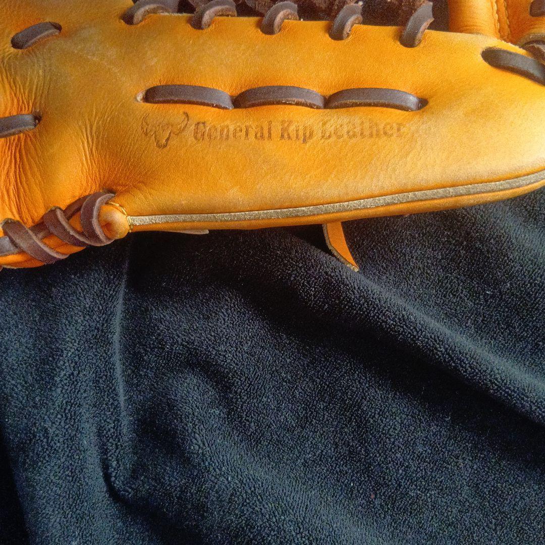 ミズノ　Mizuno 硬式外野　グラブ　キップレザー　型付済み