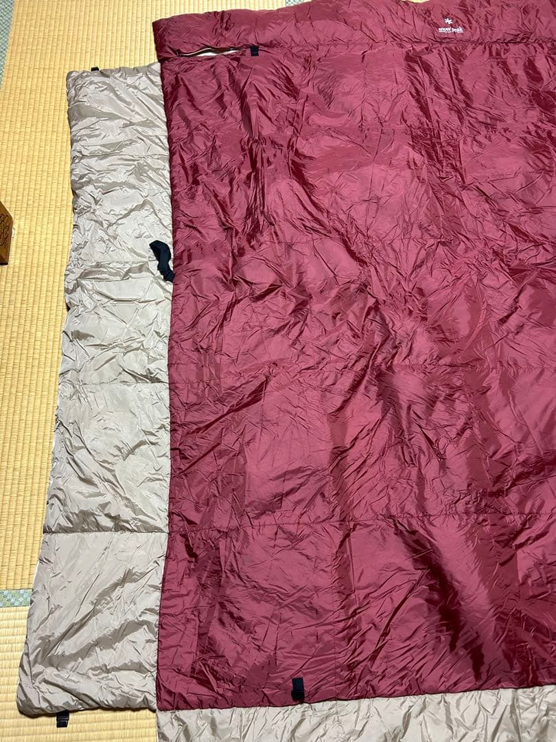 【美品】スノーピーク ダブル掛布団 BD-051