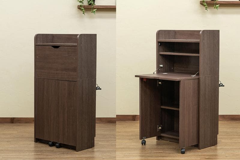 《新品・送料無料》Solano　ライティングデスク　60幅　DBR/NA/WH