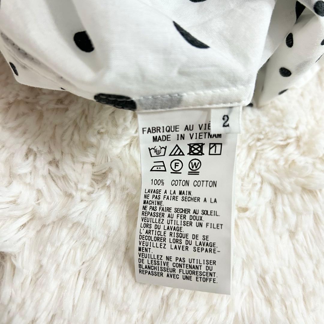 【収集癖さま専用】美品✨Y's ドットプリント ショートスリーブ シャツ