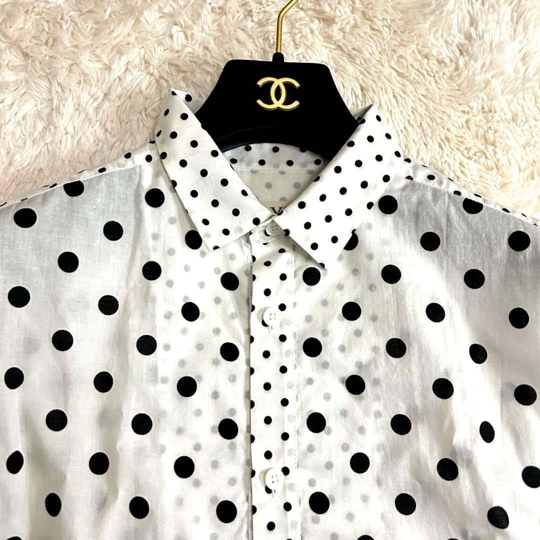 【収集癖さま専用】美品✨Y's ドットプリント ショートスリーブ シャツ