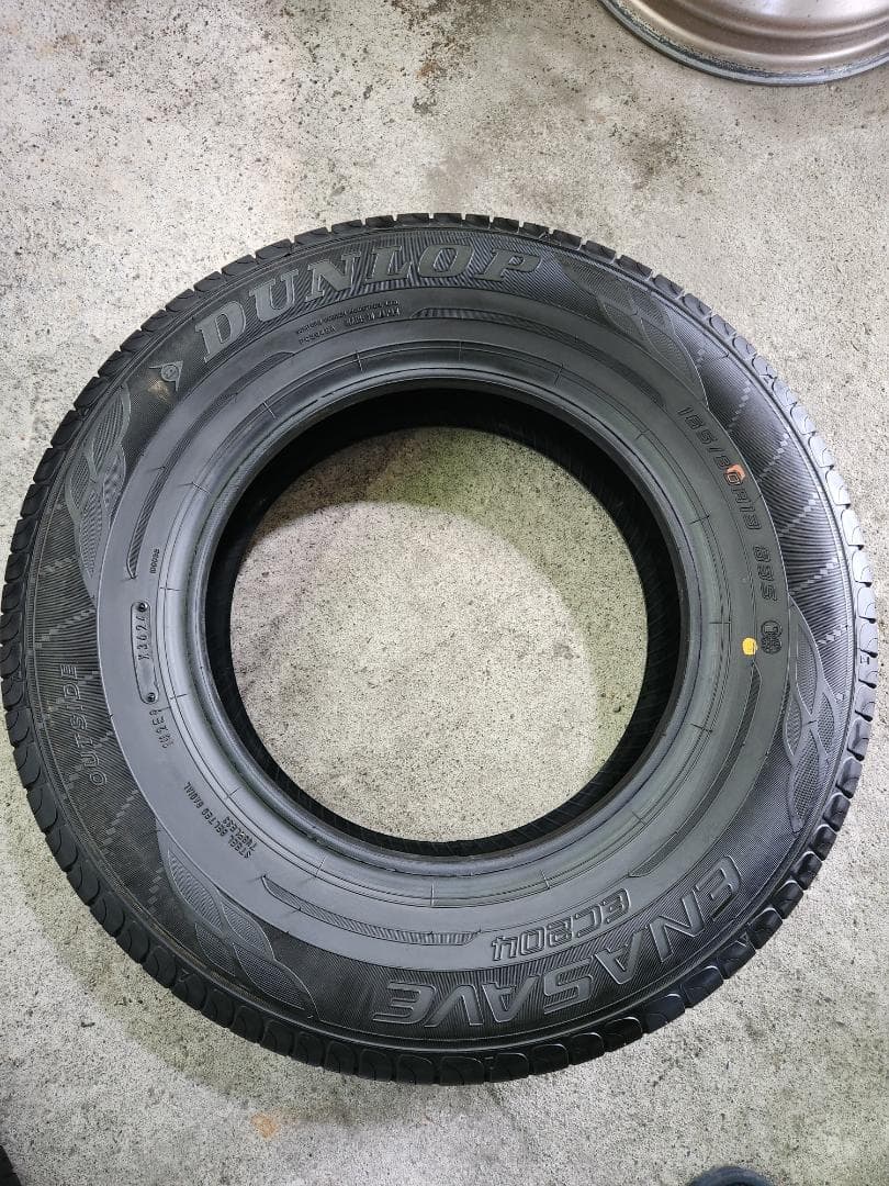 送料込☆2024年製 ダンロップ タイヤ 165/80R13 日本製☆4本