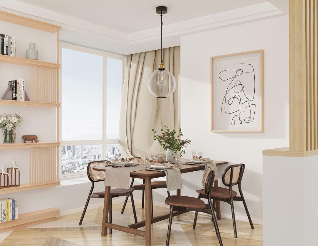 北欧スタイル ガラスペンダントライト　美しいデザイン