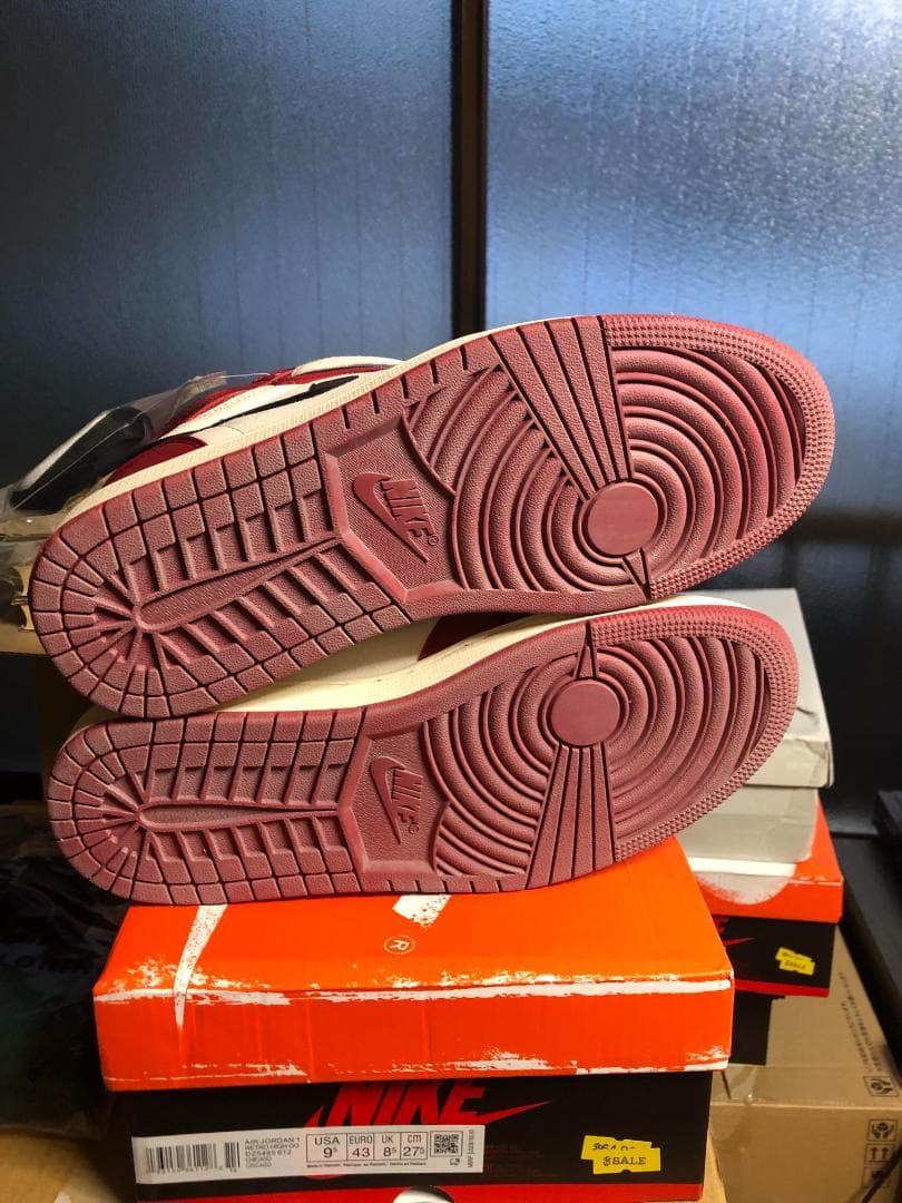 Nike Air Jordan 1 赤白 ハイカットシューズ 27.5cm
