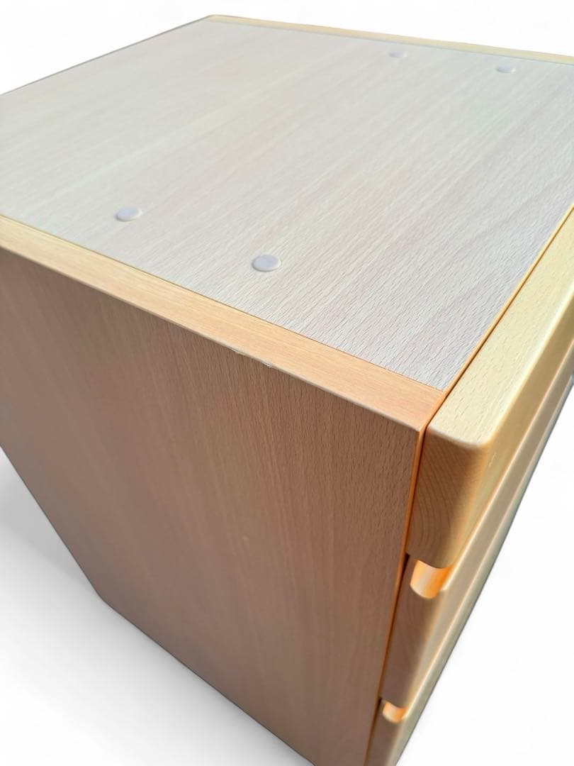 【美品】 カリモク家具　エテルナ　袖机　サイドワゴン　　キャスター付き　鍵付