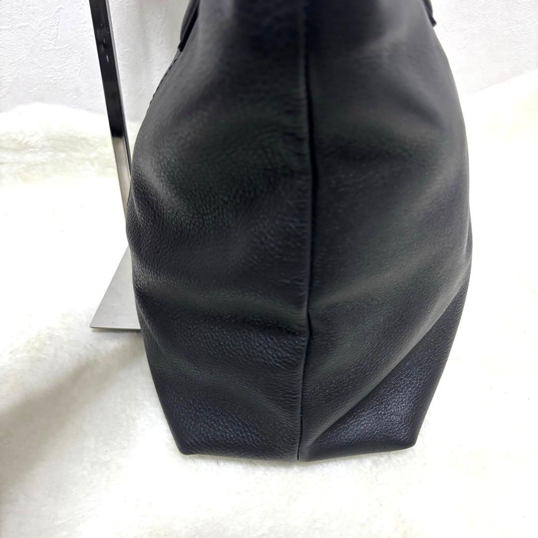 【美品】アルフレッドバニスター トートバッグ 黒 A4 ビジネスバッグ レザー