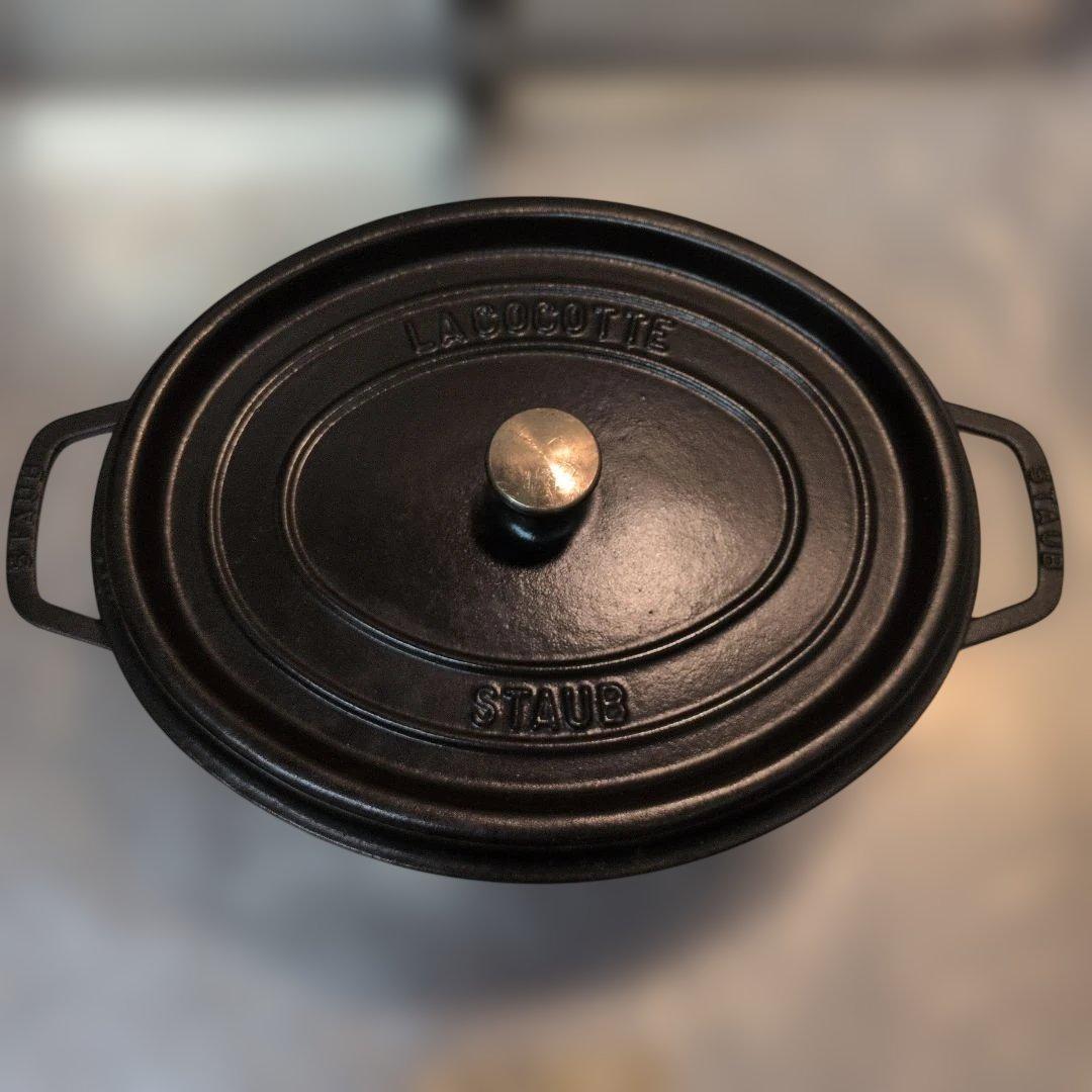 ①STAUB ストウブ ココット オーバル 31cm