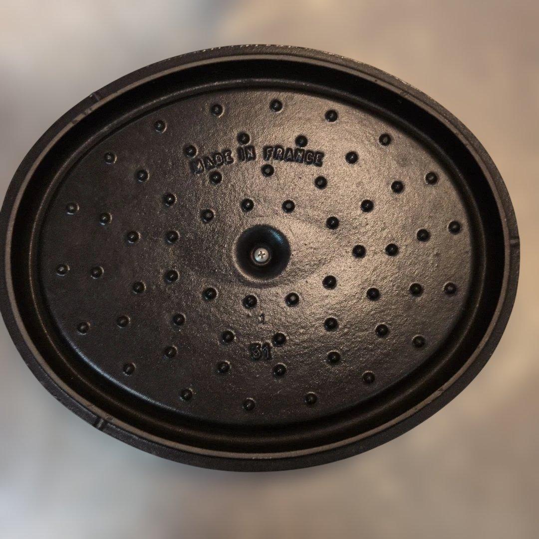 ①STAUB ストウブ ココット オーバル 31cm