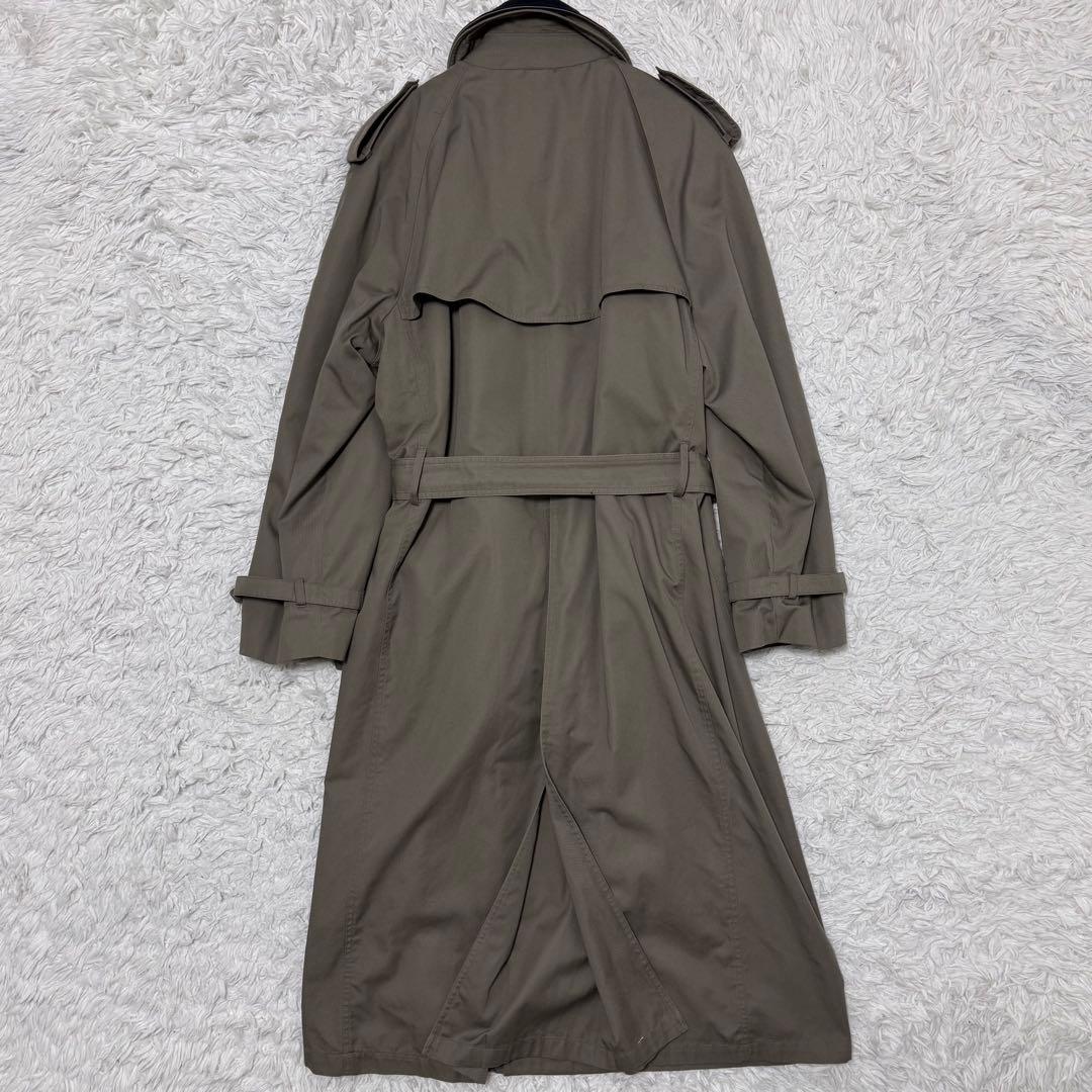 XL相当✨チャップス ラルフローレン マキシ丈 トレンチコート ライナー素材切替