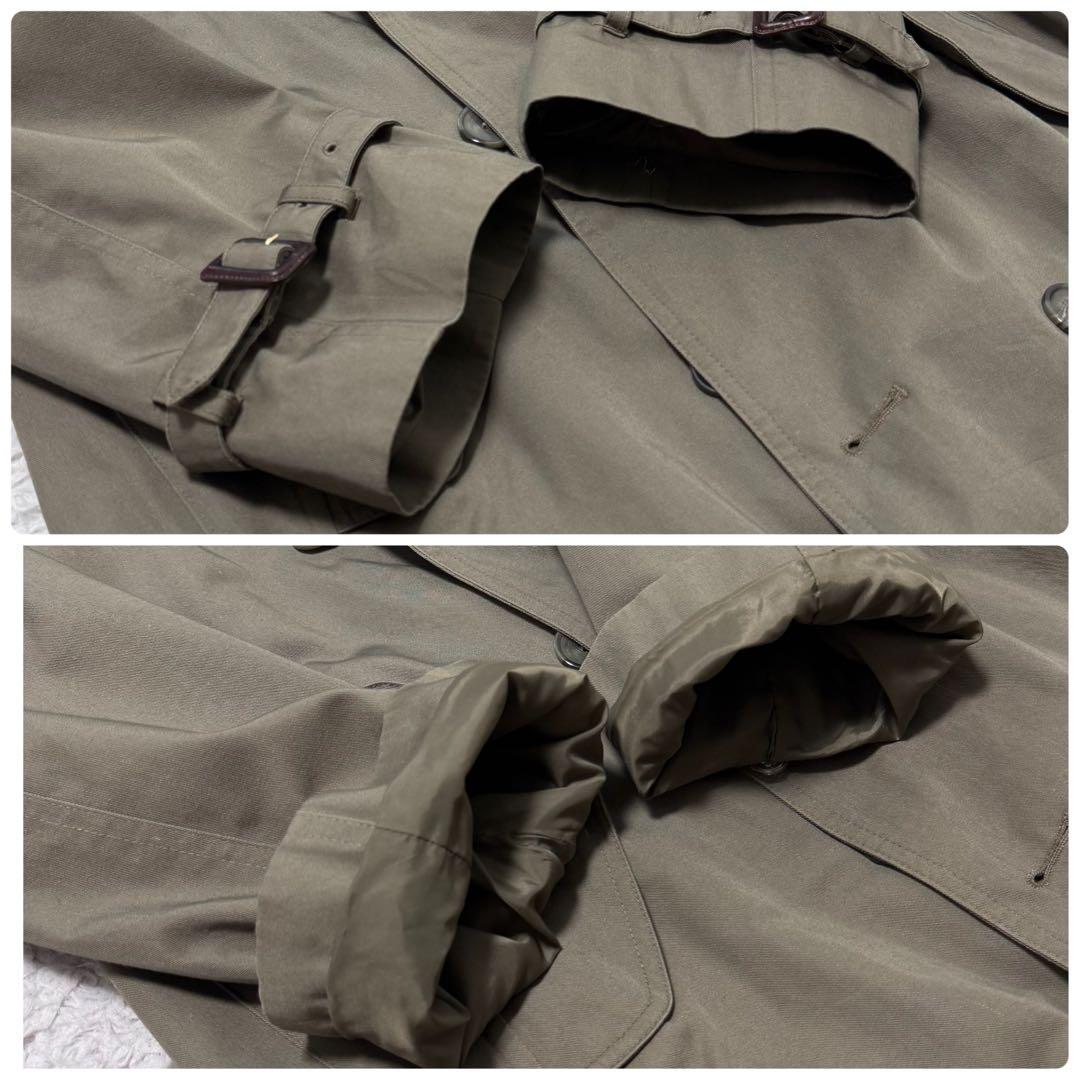 XL相当✨チャップス ラルフローレン マキシ丈 トレンチコート ライナー素材切替