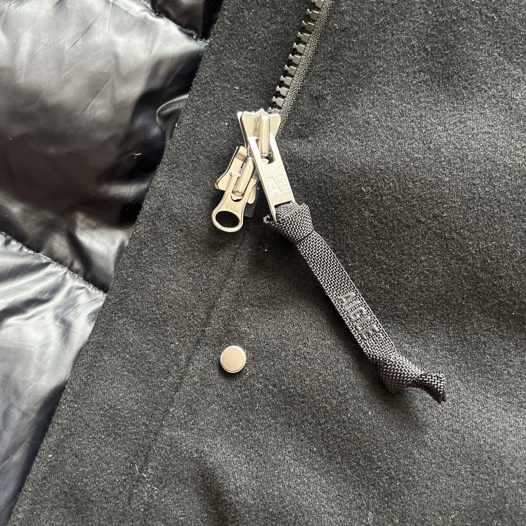 かりんとうさん専用美品 42 AIGLE ブラック ロングコート フード付 L〜