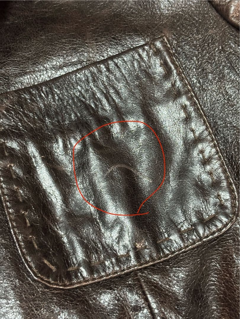 【Kiton】ジャケット　レザー　羊革　カシミヤ100% ダメージ加工