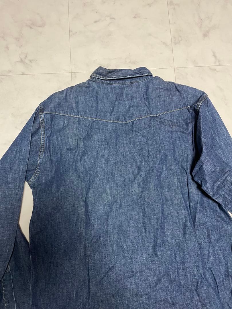 リーバイス 香港製 デッドストック デニムウエスタンシャツ L