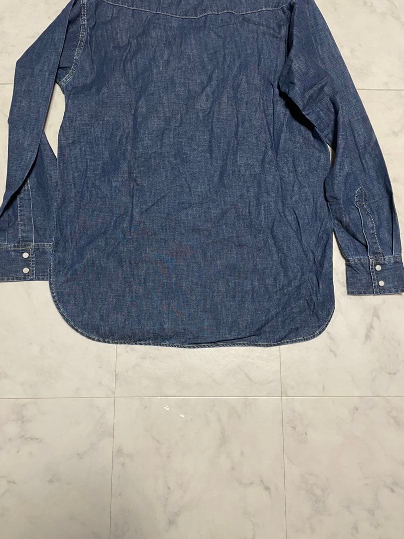 リーバイス 香港製 デッドストック デニムウエスタンシャツ L