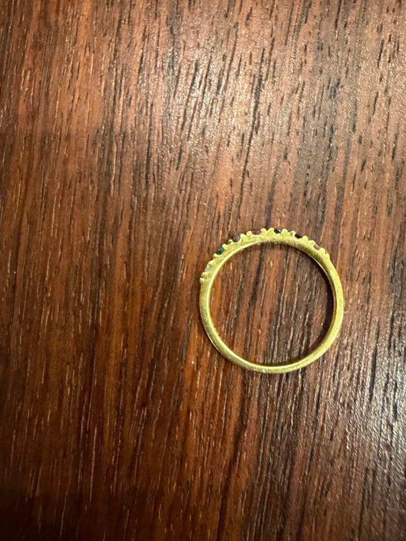 UNITED ARROWS 天然石リング K18