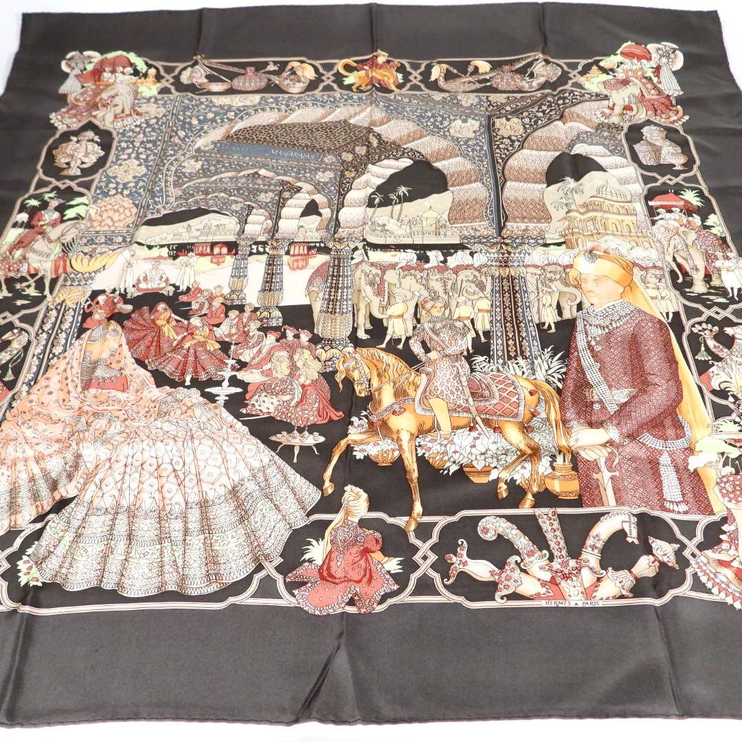 エルメス◇カレ90/スカーフ/マハラジャ/シルク/希少品