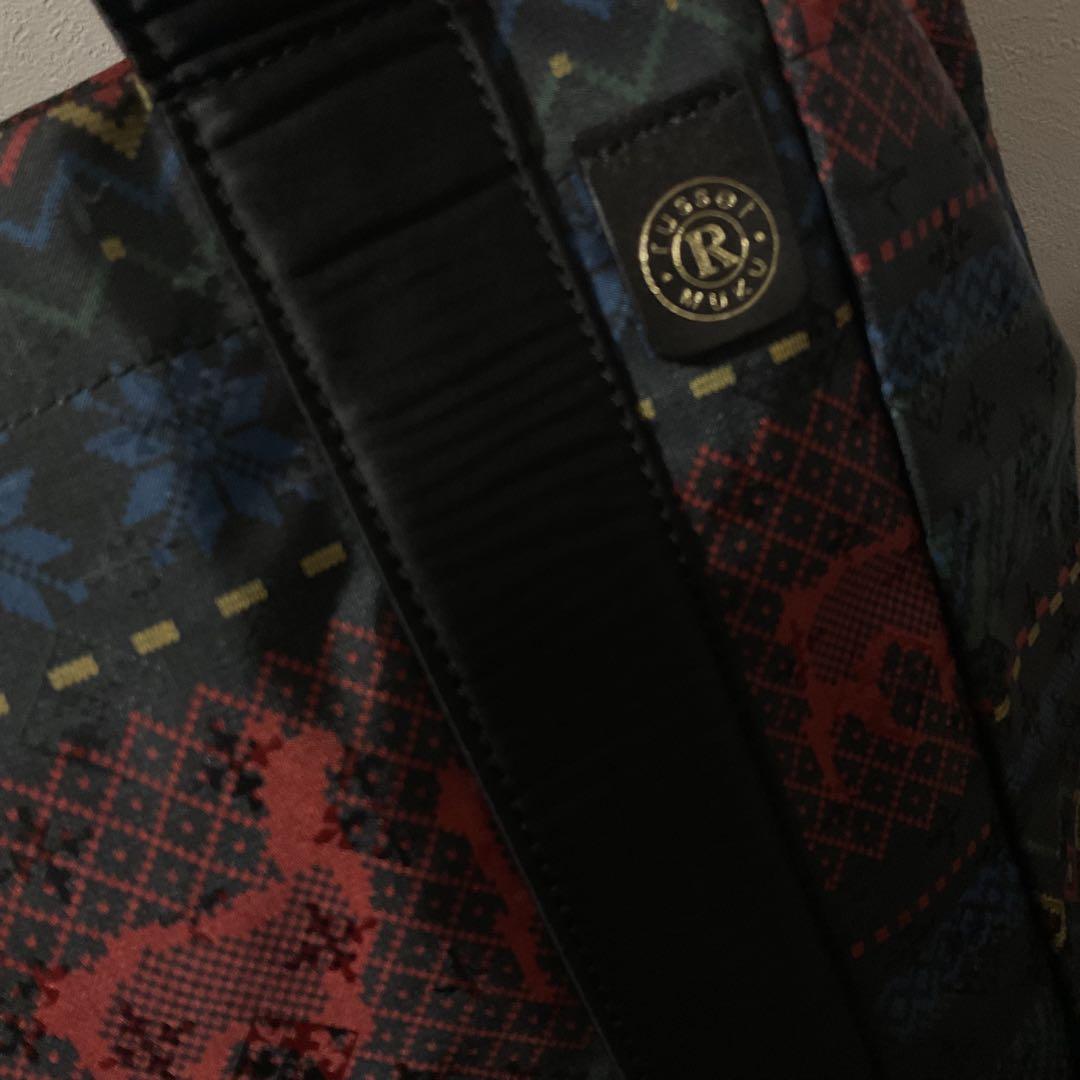 開店セール☆レア品 新品未使用 美品 ラシット レザー×ナイロンMUKUトート③