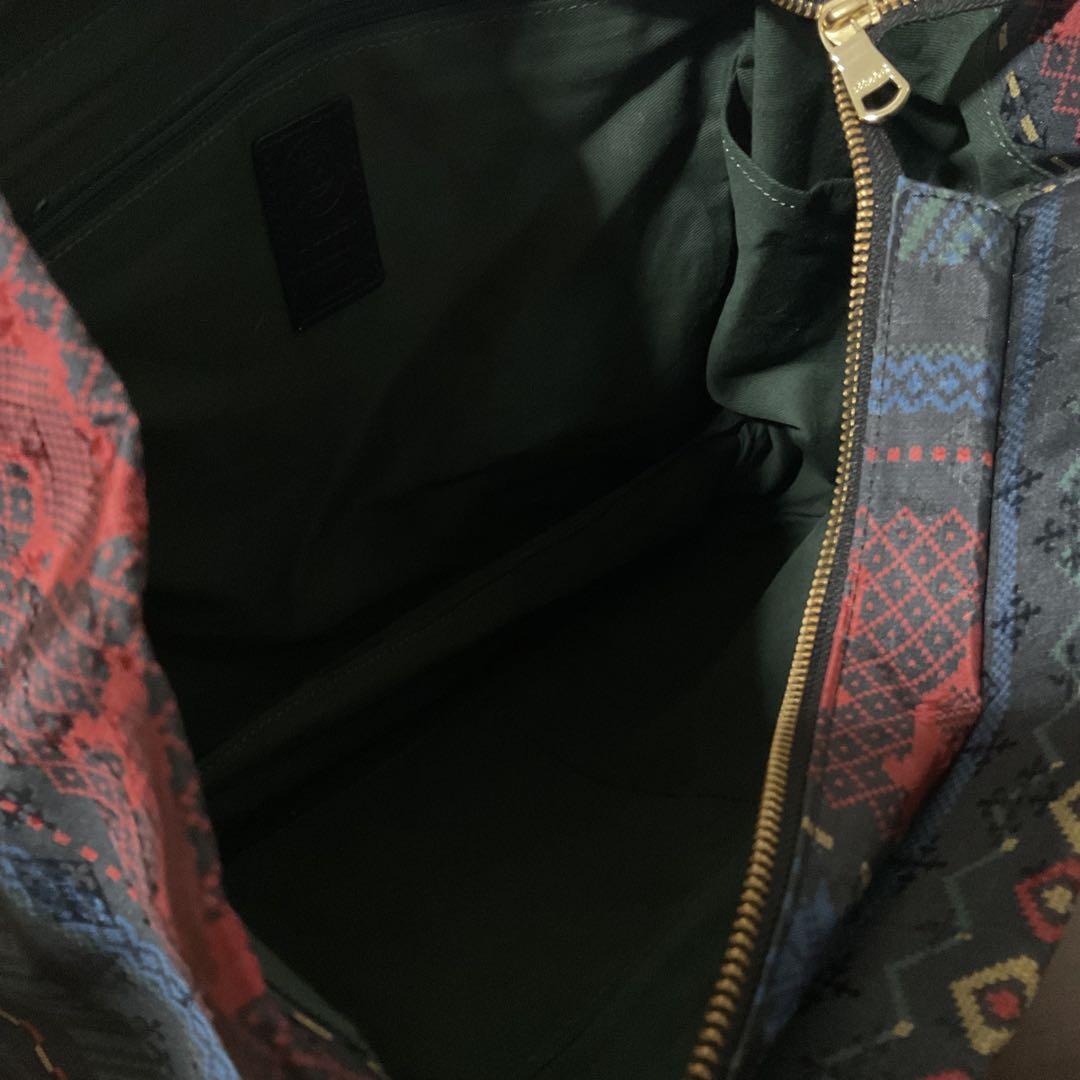 開店セール☆レア品 新品未使用 美品 ラシット レザー×ナイロンMUKUトート③