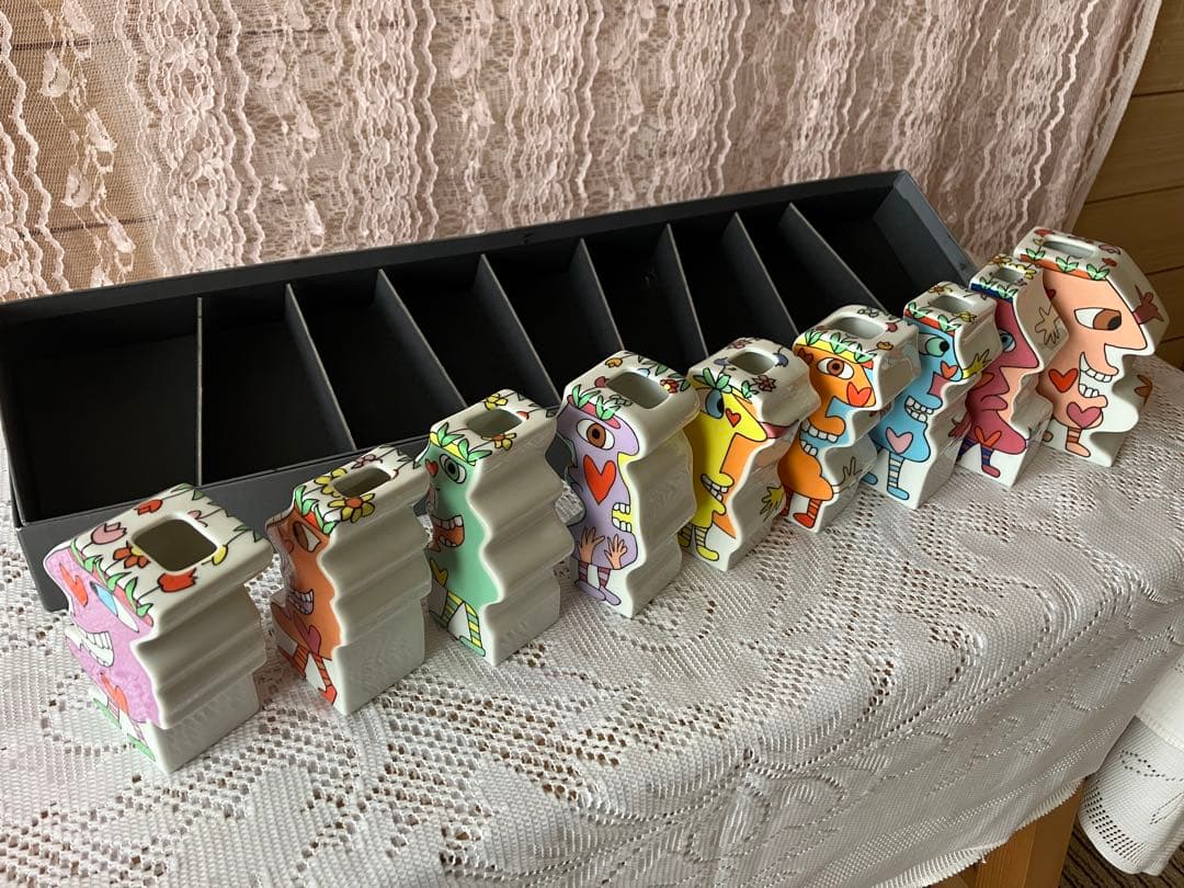 ジェームスリジィ花瓶9個セット