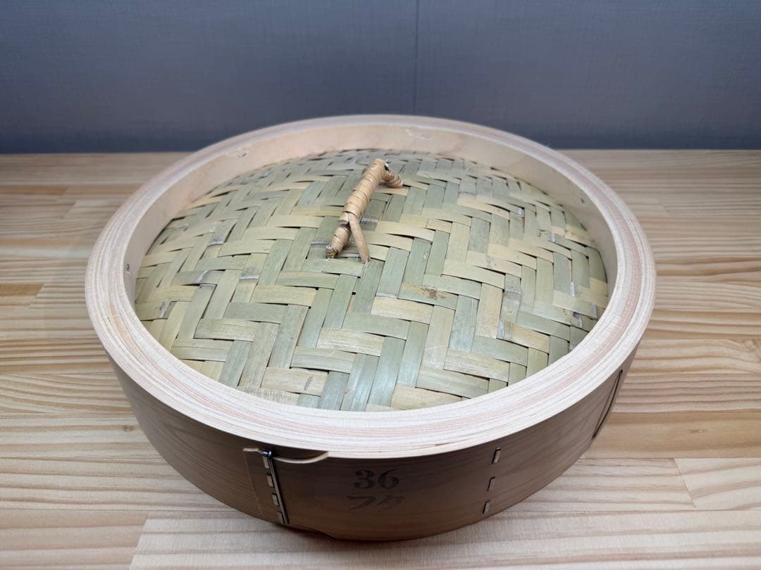 【新品】桧中華セイロ　36cm 身蓋セット