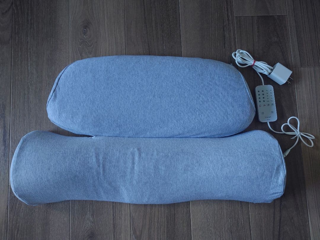 CALQS（カルクス)首と肩がホッとする枕PLUS カバー付き　ライトグレー