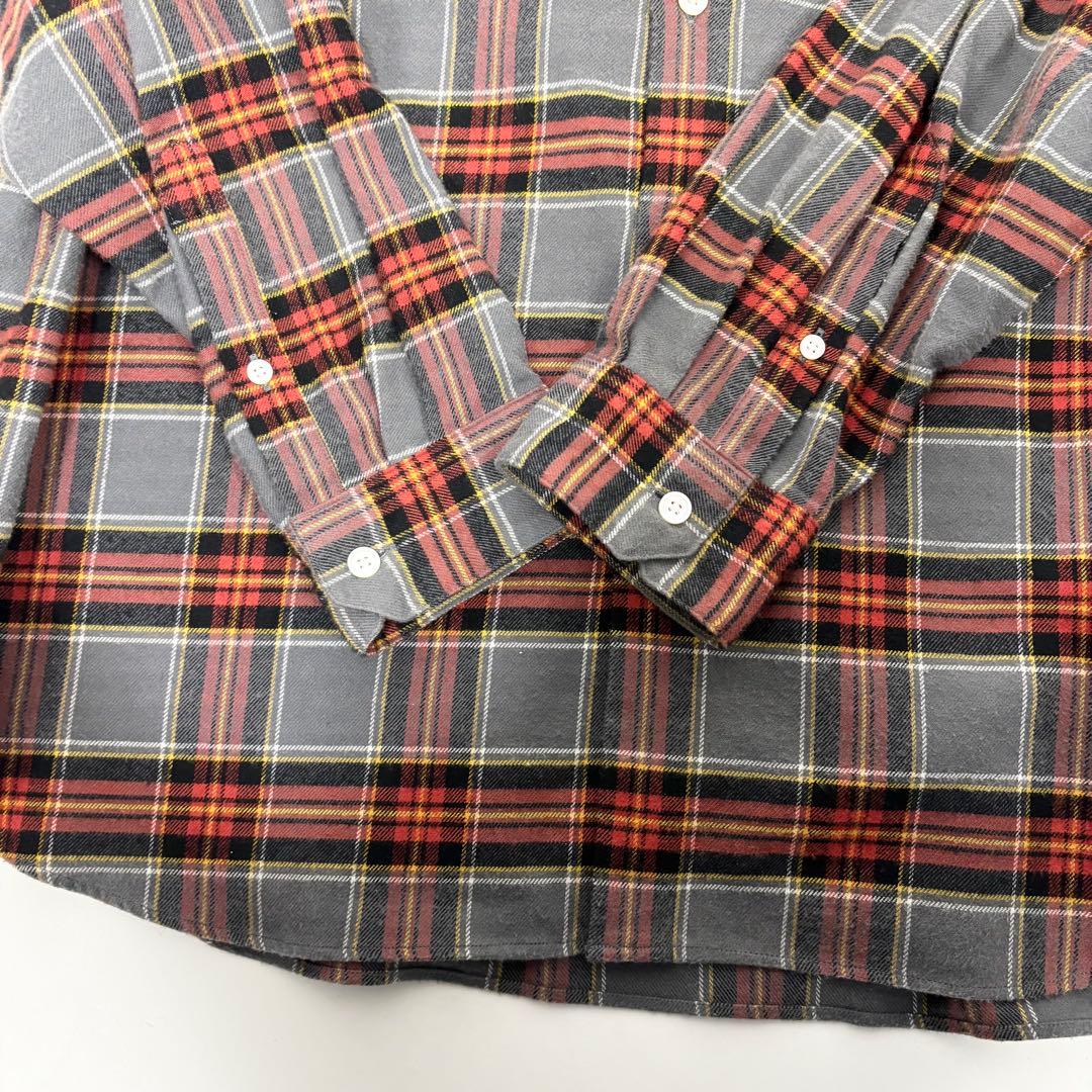 ユニフォームエクスペリメント FLANNEL BAGGY SHIRT 2