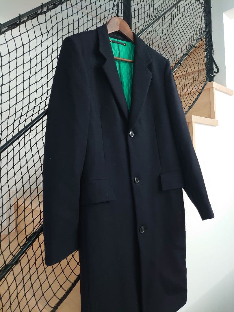 【美品】 PaulSmith チェスターコート キルティング 現行タグ ウール