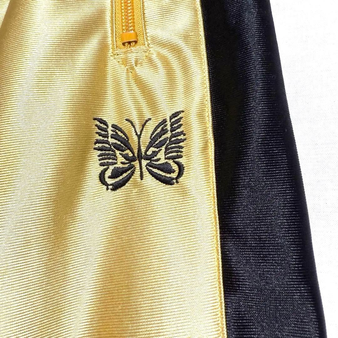 ⚫︎Mサイズ！Needles ゴールドカラー　サイドライントラックパンツ