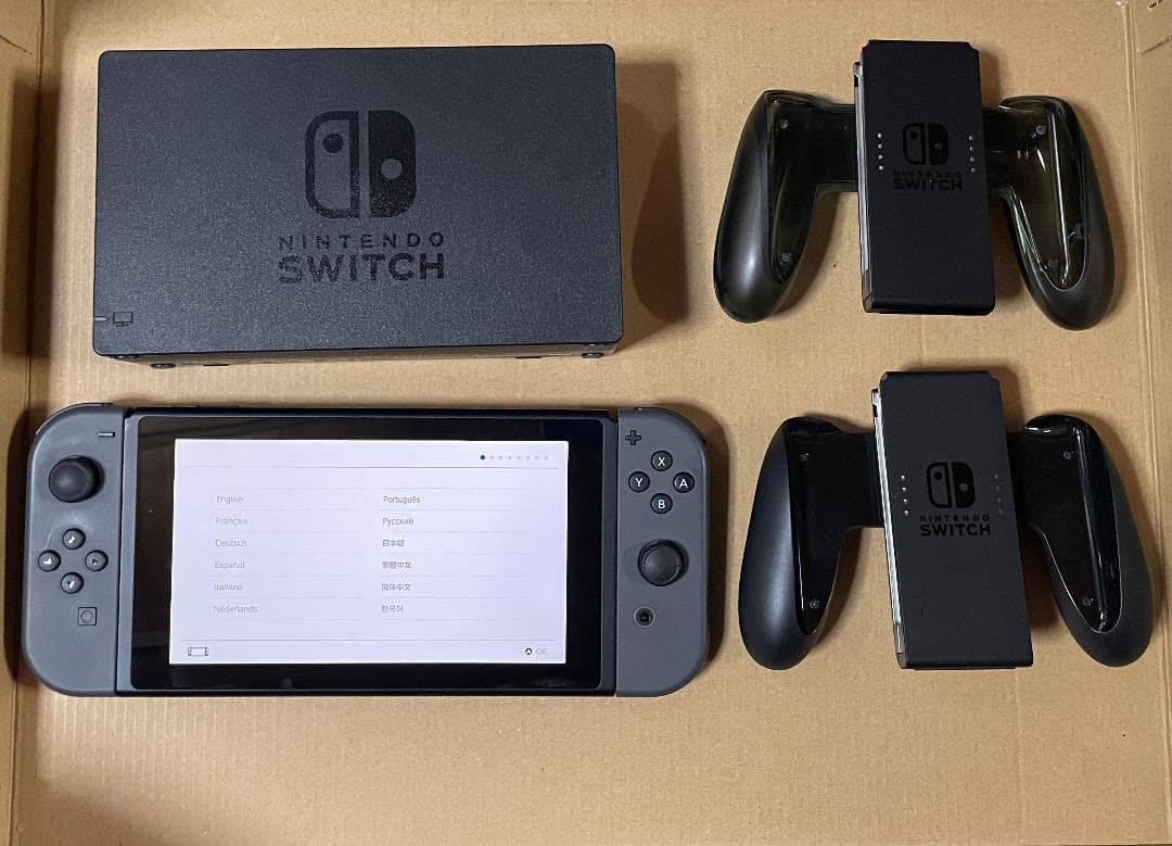 Nintendo Switch　グレー本体セット（中古）