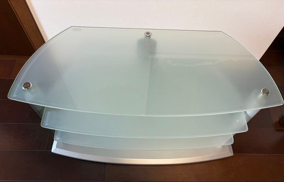 ガラステレビ台(32v~43v型対応)AVラック❤️送料無料