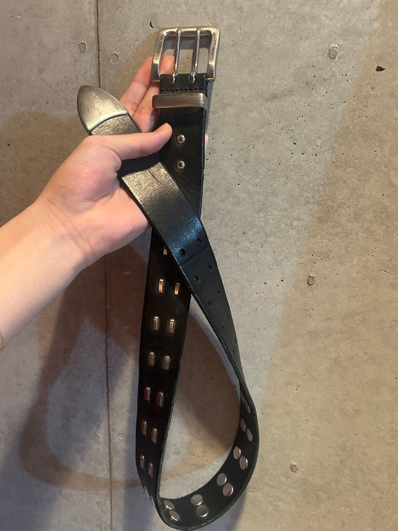 小物 our legacy 4CM Staple Double Tongue Belt