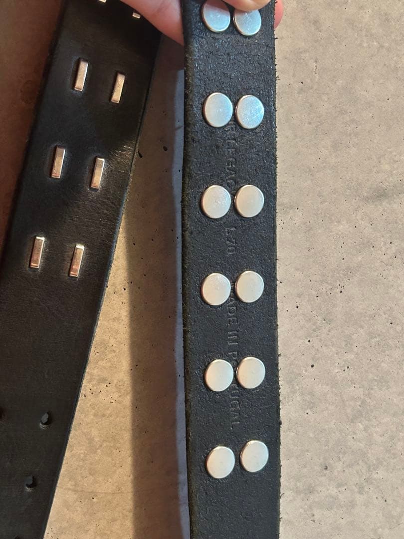 小物 our legacy 4CM Staple Double Tongue Belt