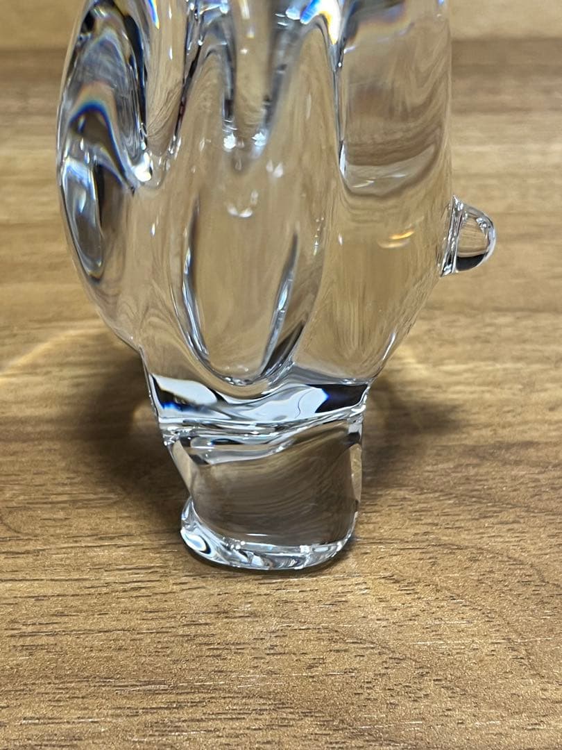 【美品】Baccarat バカラ くまモン フィギュア クリスタル 置物